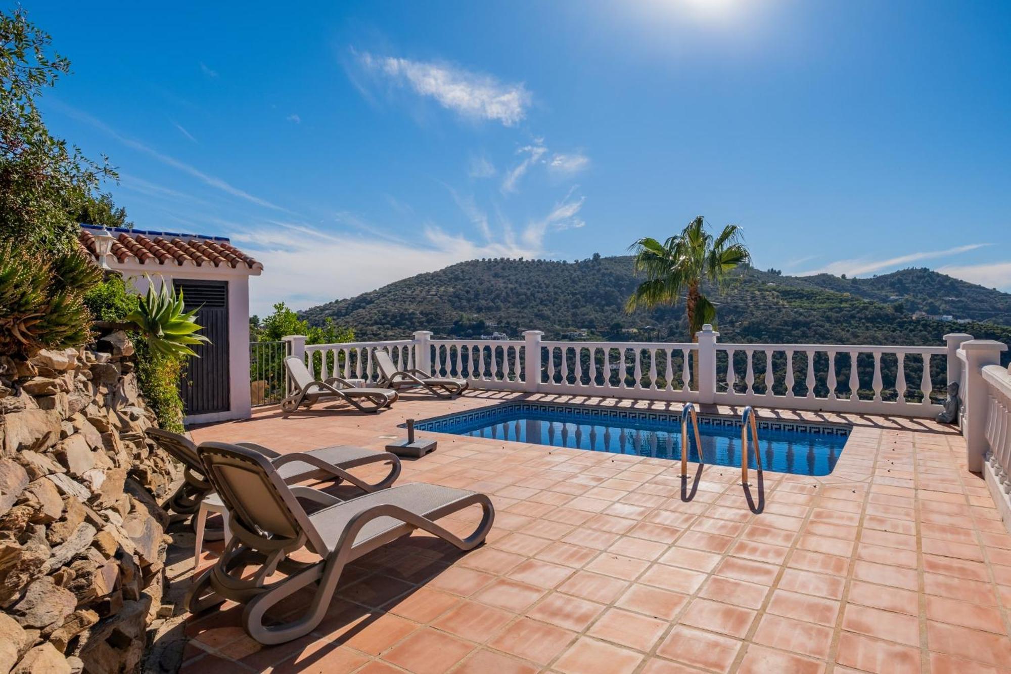 Casa La Siesta Villa With Magical View Own Pool มาลากา ภายนอก รูปภาพ