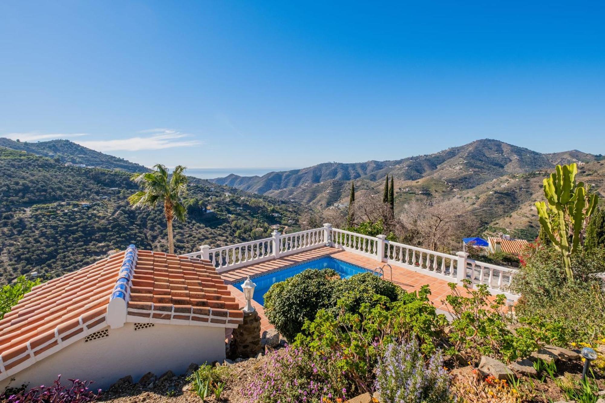 Casa La Siesta Villa With Magical View Own Pool มาลากา ภายนอก รูปภาพ